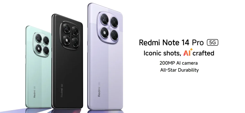 گوشی note 14 pro بنر 